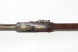 1780-90s FLORAL ENGRAVING Flintlock OFFICER’S FUSIL Military Pattern Musket Large Bore w/SILVER THUMB PLATE & BAYONET LUG - Image 12 of 25