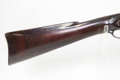 1780-90s FLORAL ENGRAVING Flintlock OFFICER’S FUSIL Military Pattern Musket Large Bore w/SILVER THUMB PLATE & BAYONET LUG - Image 7 of 25