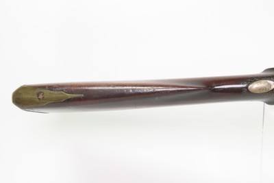 1780-90s FLORAL ENGRAVING Flintlock OFFICER’S FUSIL Military Pattern Musket Large Bore w/SILVER THUMB PLATE & BAYONET LUG - Image 18 of 25