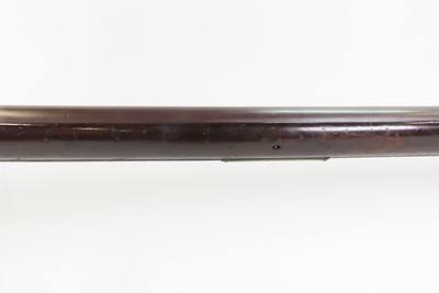 1780-90s FLORAL ENGRAVING Flintlock OFFICER’S FUSIL Military Pattern Musket Large Bore w/SILVER THUMB PLATE & BAYONET LUG - Image 4 of 25