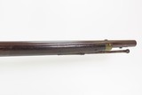 1780-90s FLORAL ENGRAVING Flintlock OFFICER’S FUSIL Military Pattern Musket Large Bore w/SILVER THUMB PLATE & BAYONET LUG - Image 3 of 25