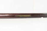 1780-90s FLORAL ENGRAVING Flintlock OFFICER’S FUSIL Military Pattern Musket Large Bore w/SILVER THUMB PLATE & BAYONET LUG - Image 11 of 25