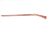 MID-1800s Antique T. DOUGLASS Full-Stock .44 Percussion American LONG RIFLE ENGRAVED Kentucky Style HUNTING/HOMESTEAD Longarm - Image 19 of 25