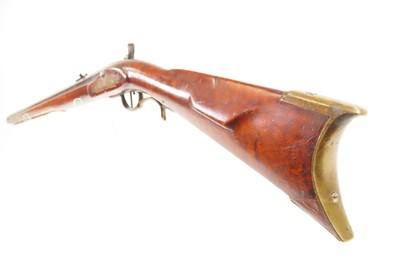 MID-1800s Antique T. DOUGLASS Full-Stock .44 Percussion American LONG RIFLE ENGRAVED Kentucky Style HUNTING/HOMESTEAD Longarm - Image 25 of 25