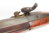 MID-1800s Antique T. DOUGLASS Full-Stock .44 Percussion American LONG RIFLE ENGRAVED Kentucky Style HUNTING/HOMESTEAD Longarm - Image 18 of 25