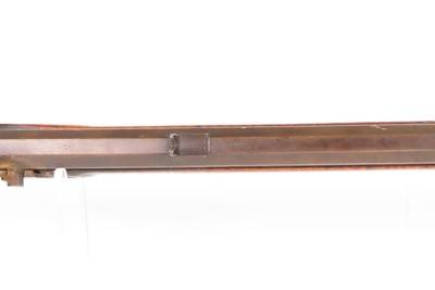 MID-1800s Antique T. DOUGLASS Full-Stock .44 Percussion American LONG RIFLE ENGRAVED Kentucky Style HUNTING/HOMESTEAD Longarm - Image 14 of 25