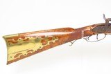 MID-1800s Antique R. ROGERS Half-Stock .40 Percussion American LONG RIFLEKentucky Style HUNTING/HOMESTEAD Long Rifle - 5 of 23
