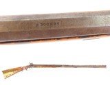 MID-1800s Antique R. ROGERS Half-Stock .40 Percussion American LONG RIFLEKentucky Style HUNTING/HOMESTEAD Long Rifle - 1 of 23