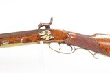 MID-1800s Antique R. ROGERS Half-Stock .40 Percussion American LONG RIFLEKentucky Style HUNTING/HOMESTEAD Long Rifle - 20 of 23