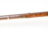 MID-1800s Antique R. ROGERS Half-Stock .40 Percussion American LONG RIFLEKentucky Style HUNTING/HOMESTEAD Long Rifle - 19 of 23