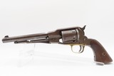 Rare CIVIL WAR Antique U.S. REMINGTON M1861 NAVY .38 CF Conversion Revolver One of Roughly 7,000 “OLD MODEL NAVY” Made in 1862 - 12 of 18