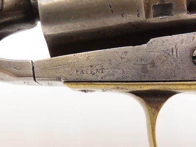 CIVIL WAR COLT U.S. M1860 ARMY .44 Percussion Revolver with FLUTED CYLINDER“COLTS/PATENT” Iron BULLET MOLD & CARTRIDGES - Image 10 of 22