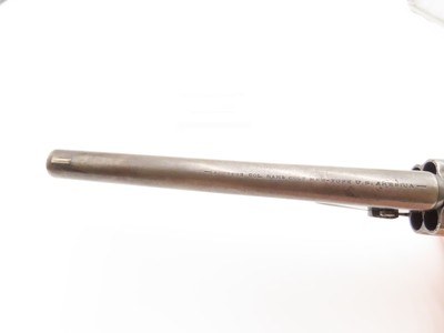 CIVIL WAR COLT U.S. M1860 ARMY .44 Percussion Revolver with FLUTED CYLINDER“COLTS/PATENT” Iron BULLET MOLD & CARTRIDGES - Image 14 of 22