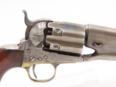 CIVIL WAR COLT U.S. M1860 ARMY .44 Percussion Revolver with FLUTED CYLINDER“COLTS/PATENT” Iron BULLET MOLD & CARTRIDGES - Image 21 of 22