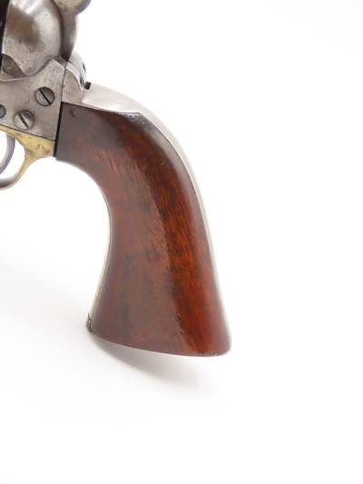 CIVIL WAR COLT U.S. M1860 ARMY .44 Percussion Revolver with FLUTED CYLINDER“COLTS/PATENT” Iron BULLET MOLD & CARTRIDGES - Image 6 of 22