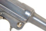 INTERWAR “Blank Chamber” DWM German LUGER P.08 7.65mm Semi-Auto PISTOL C&RICONIC German Pistol Style Used in BOTH WORLD WARS - 6 of 21