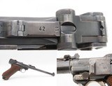 IMPERIAL GERMAN 1918/1920 Dated WW I DWM Semi-Automatic 9mm ARTILLERY LUGER Iconic WORLD WAR I German Pistol Military Sidearm - 1 of 23