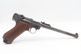 IMPERIAL GERMAN 1918/1920 Dated WW I DWM Semi-Automatic 9mm ARTILLERY LUGER Iconic WORLD WAR I German Pistol Military Sidearm - 2 of 23