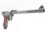 IMPERIAL GERMAN 1918/1920 Dated WW I DWM Semi-Automatic 9mm ARTILLERY LUGER Iconic WORLD WAR I German Pistol Military Sidearm - 22 of 23