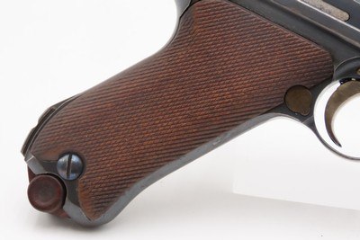 1917 Dated WORLD WAR I DWM M1914 Semi-Automatic ARTILLERY LUGER Pistol C&R Iconic WWI German Military Sidearm w/SHOULDER STOCK - Image 8 of 25