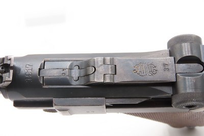 1917 Dated WORLD WAR I DWM M1914 Semi-Automatic ARTILLERY LUGER Pistol C&R Iconic WWI German Military Sidearm w/SHOULDER STOCK - Image 19 of 25