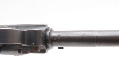 1917 Dated WORLD WAR I DWM M1914 Semi-Automatic ARTILLERY LUGER Pistol C&R Iconic WWI German Military Sidearm w/SHOULDER STOCK - Image 11 of 25