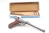 1917 Dated WORLD WAR I DWM M1914 Semi-Automatic ARTILLERY LUGER Pistol C&R Iconic WWI German Military Sidearm w/SHOULDER STOCK - Image 2 of 25