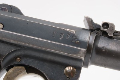 1917 Dated WORLD WAR I DWM M1914 Semi-Automatic ARTILLERY LUGER Pistol C&R Iconic WWI German Military Sidearm w/SHOULDER STOCK - Image 9 of 25