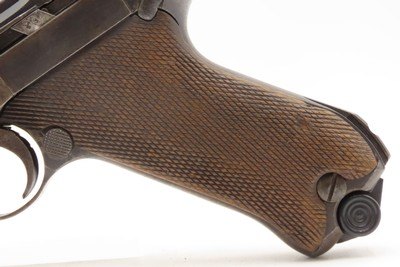 World War I UNIT MARKED 1917 Dated ERFURT Imperial German LUGER C&R HOLSTER Landwehr Infantry Regiment 122, Light Machine Gun Unit - Image 24 of 25