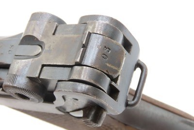 World War I UNIT MARKED 1917 Dated ERFURT Imperial German LUGER C&R HOLSTER Landwehr Infantry Regiment 122, Light Machine Gun Unit - Image 20 of 25