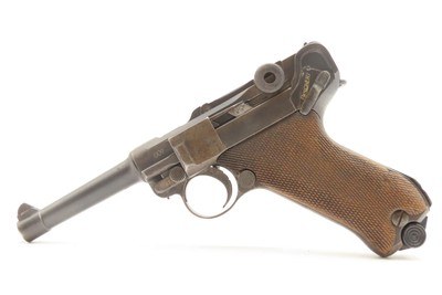 World War I UNIT MARKED 1917 Dated ERFURT Imperial German LUGER C&R HOLSTER Landwehr Infantry Regiment 122, Light Machine Gun Unit - Image 21 of 25