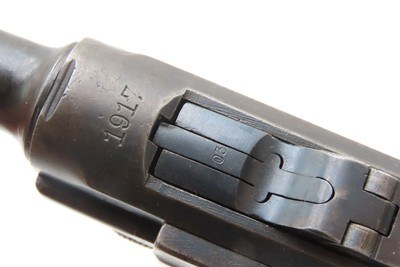 World War I UNIT MARKED 1917 Dated ERFURT Imperial German LUGER C&R HOLSTER Landwehr Infantry Regiment 122, Light Machine Gun Unit - Image 19 of 25