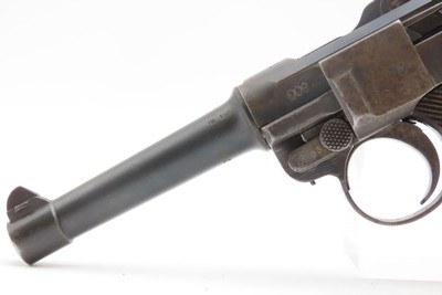 World War I UNIT MARKED 1917 Dated ERFURT Imperial German LUGER C&R HOLSTER Landwehr Infantry Regiment 122, Light Machine Gun Unit - Image 22 of 25