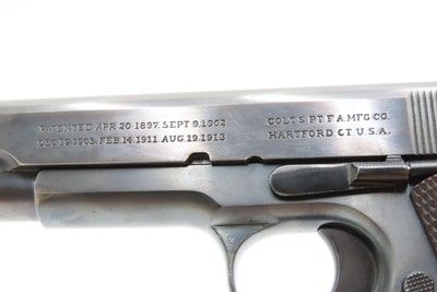 ICONIC 1914 mfr. WORLD WAR I Era U.S. COLT M1911 .45 Semi-Auto Pistol C&RWW I Era Model 1911 .45 ACP GOVERNMENT Model - Image 15 of 17