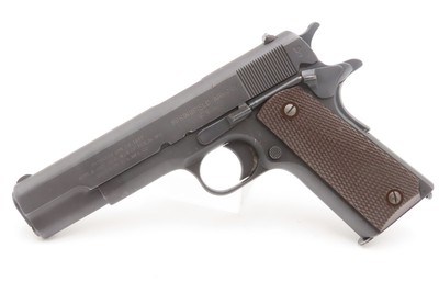 WORLD WAR I Era U.S. SPRINGFIELD ARMORY/COLT M1911 .45 Semi-Auto Pistol C&R WW I 1918 Mfr. Government Model w/ 3 MAGS - Image 13 of 18