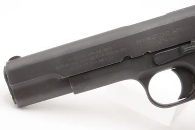WORLD WAR I Era U.S. SPRINGFIELD ARMORY/COLT M1911 .45 Semi-Auto Pistol C&R WW I 1918 Mfr. Government Model w/ 3 MAGS - Image 14 of 18