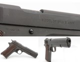 WORLD WAR I Era U.S. ARMY Marked COLT M1911 .45 Semi-Auto Pistol C&R Iconic WW I 1918 Mfg. Model 1911 .45 ACP Government Model