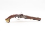 Antique TPETIEKORZ Long Barreled HORSE/BELT Percussion CONVERSION PistolRARE Early-1800s .58 Caliber “MANSTOPPER” - 2 of 17