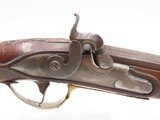 Antique TPETIEKORZ Long Barreled HORSE/BELT Percussion CONVERSION PistolRARE Early-1800s .58 Caliber “MANSTOPPER” - 4 of 17