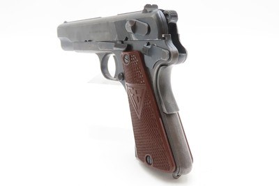 WORLD WAR II German Occupation POLISH RADOM VIS 35 9mm SEMI-AUTO Pistol C&RWWII THIRD REICH PROOFED with LEATHER HOLSTER - Image 20 of 20
