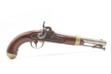 CONFEDERATE CIVIL WAR PALMETTO ARMORY M1842 Pistol VERY SCARCE Antique SOUTH CAROLINA Militia Pistol - Image 2 of 20