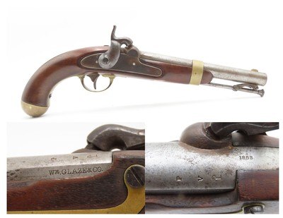 CONFEDERATE CIVIL WAR PALMETTO ARMORY M1842 Pistol VERY SCARCE Antique SOUTH CAROLINA Militia Pistol