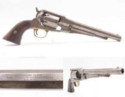 CIVIL WAR/FRONTIER Antique .44 Percussion U.S. REMINGTON New Model SA ARMYMade and Shipped to the UNION ARMY Circa 1863-65 - Image 1 of 20