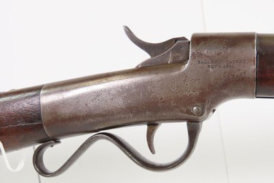 Antique CIVIL WAR Era BALL & WILLIAMS Assembled .56 BALLARD PATENT CarbineSCARCE; 1 of About 1,000 Assembled for MERWIN &BRAY - Image 5 of 18