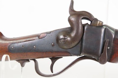 Antique SHARPS New Model 1863 CARTRIDGE CONVERSION Smoothbored SR CarbineCIVIL WAR/WILD WEST Carbine Converted to a Shotgun - Image 6 of 23