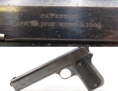 St. Paul Shipped LETTERED COLT M1902 Semi-Auto .38 ACP SPORTING Pistol C&RRARE; 1 of 6,927 “Sporting” Models Manufactured - Image 1 of 21