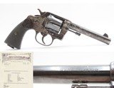 LETTERED 2nd BOER & GREAT WAR OFFICER COLT NEW SERVICE Revolver .45 LC WWIDecorated Soldier from Prince Edward Island - 1 of 25