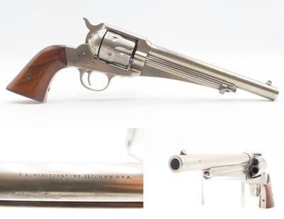 DESIREABLE Antique REMINGTON M1875 .44-40 WCF Single Action ARMY RevolverJESSE and FRANK JAMES Revolver of Choice - Image 1 of 18