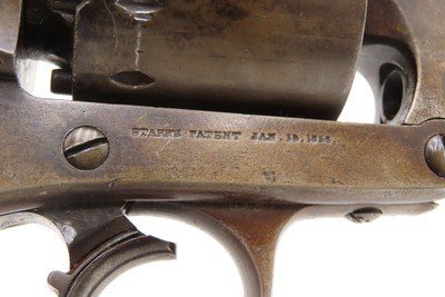 CIVIL WAR Antique STARR ARMS 1858 Double Action Army 44 Revolver CARTOUCHES With Leather Field Holster! - Image 14 of 23