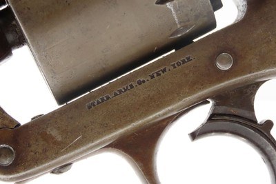 CIVIL WAR Antique STARR ARMS 1858 Double Action Army 44 Revolver CARTOUCHES With Leather Field Holster! - Image 23 of 23